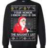 The Rock Jingle Bell Ugly Christmas Sweater