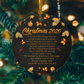 Best Christmas 2020 Decorative Christmas Ornament - Funny Holiday Gift