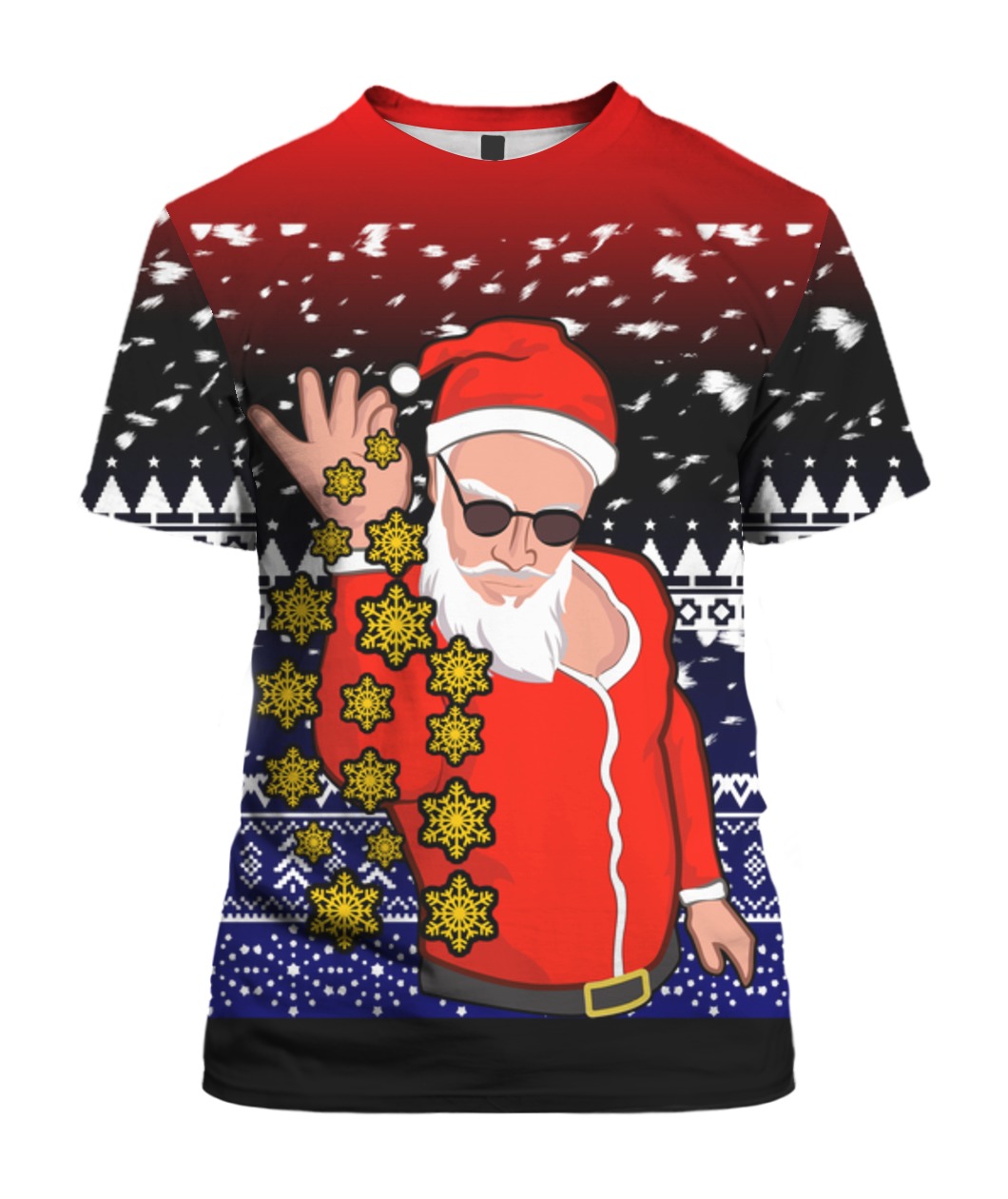 Santa Claus In Thong Ugly Christmas Funny Hoodie Shirt - Trends Bedding