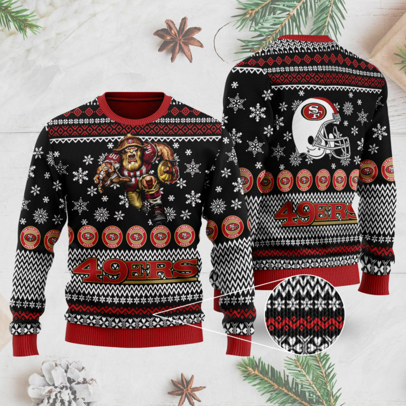 San Francisco 49ers 3D Ugly Christmas Sweater