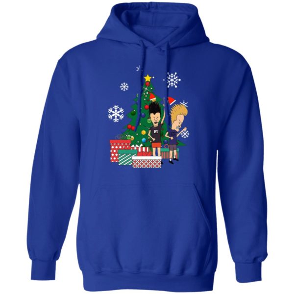 Beavis And Butthead Around The Christmas Tree Ugly Christmas Sweater