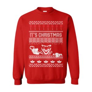 It's Christmas Clown Pennywise Ugly Christmas Sweater