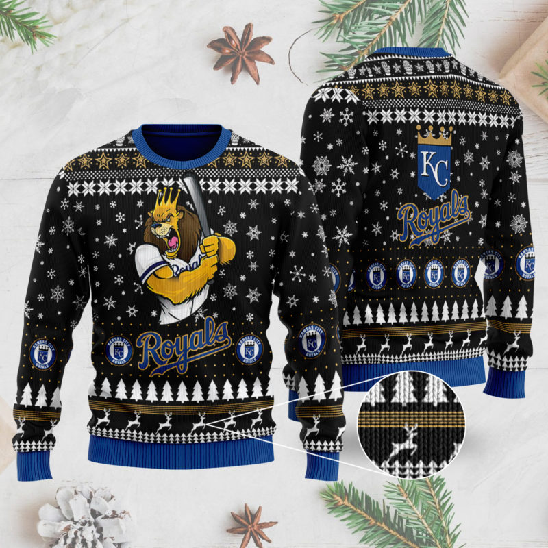 Kansas City Royals Ugly Christmas Sweater 3D