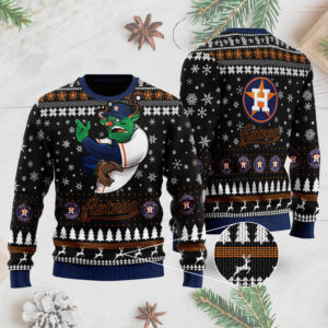Houston Astros Ugly Christmas Sweater 3D
