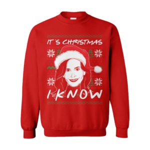 It'S Christmas I Know! Best Friends Monica Geller Ugly Christmas Sweater