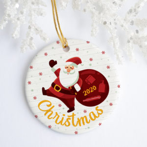 Cute Santa Claus Xmas Tree Hanging Decorative Christmas Ornament – Funny Holiday Gift