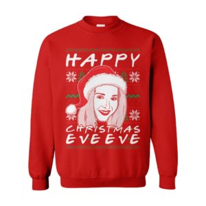 Happy Christmas Eve Eve Best Friends Phoebe Sitcom Tv Show Ugly Christmas Sweater