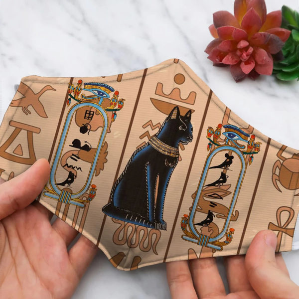 Cats Egypt  Ancient Egypt Kitty Face Mask