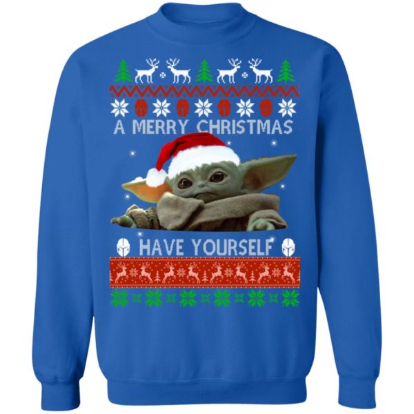 Baby Yoda A Merry Christmas Have Yourself Ugly Christmas Sweater