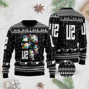 U2 Band 3D Printed Ugly Christmas Sweater