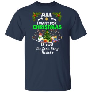 All I Want For Christmas Is You The Lion King Tickets Ugly Christmas Sweater