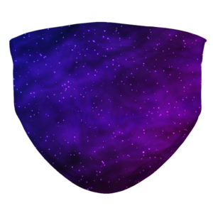 Galaxy Pattern Futuristic Space Starry Face Mask