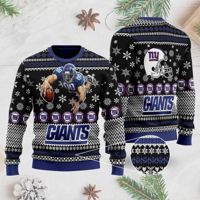 New York Giants Ugly Christmas Sweater 3D