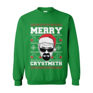 Merry Crystmeth Walter White Ugly Christmas Sweater