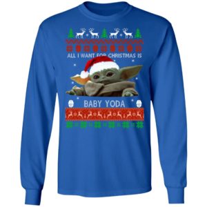 All I Want For Christmas Is Baby Yoda Ugly Christmas Sweater