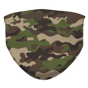 Camouflage Pattern Camo Green Military Face Mask