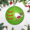 Grinch Stink Stank Stunk Christmas Ornament – Funny Holiday Gift