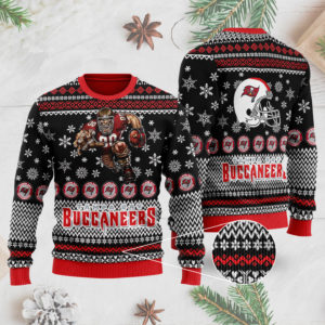 Tampa Bay Buccaneers 3D Ugly Christmas Sweater
