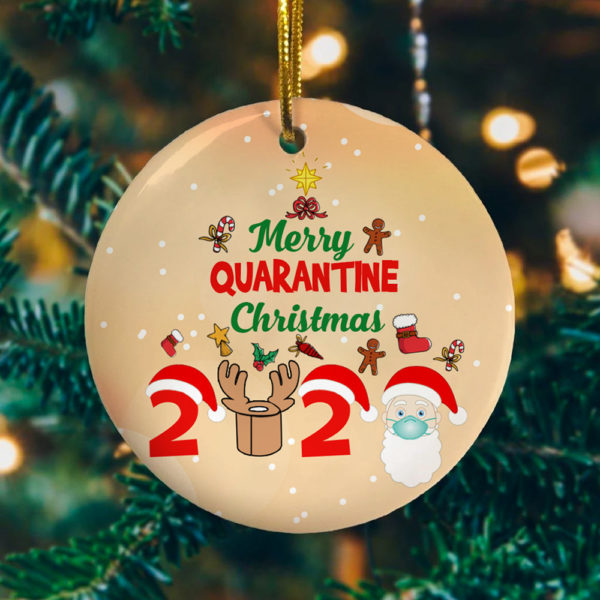 Merry Quarantine Christmas 2020 Decoration Keepsake Christmas Ornament