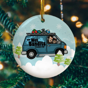 Wet Bandits Home Alone Christmas Ornament – Funny Christmas Movie Decorative Christmas Ornament