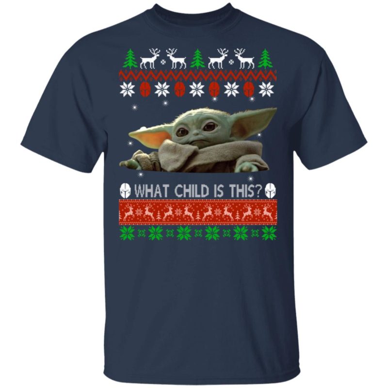 Baby Yoda What Child Is This Ugly Christmas Sweater