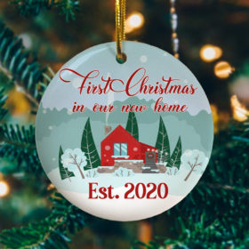 First Christmas New Home Decorative Christmas Ornament - Funny Holiday Gift