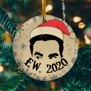 Ew 2020 Funny David With Santa Hat Keepsake Christmas Ornament Keepsake