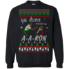 Aerosmith Chibi Christmas Tree Ugly Christmas Sweater