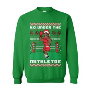 K.O. Under The Mithletoe Iron Mike Tyson Lisp Boxing Fighter Heavyweight Chrithmith Punch Out Ugly Christmas Sweater