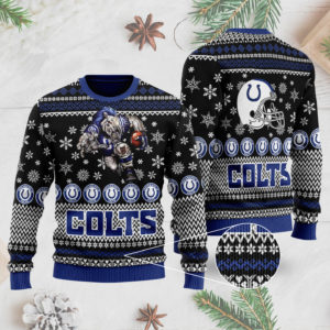 Indianapolis Colts Ugly Christmas Sweater 3D
