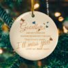 Butterfly Goodbyes Are Not Forever Decorative Ornament - Funny Holiday Gift