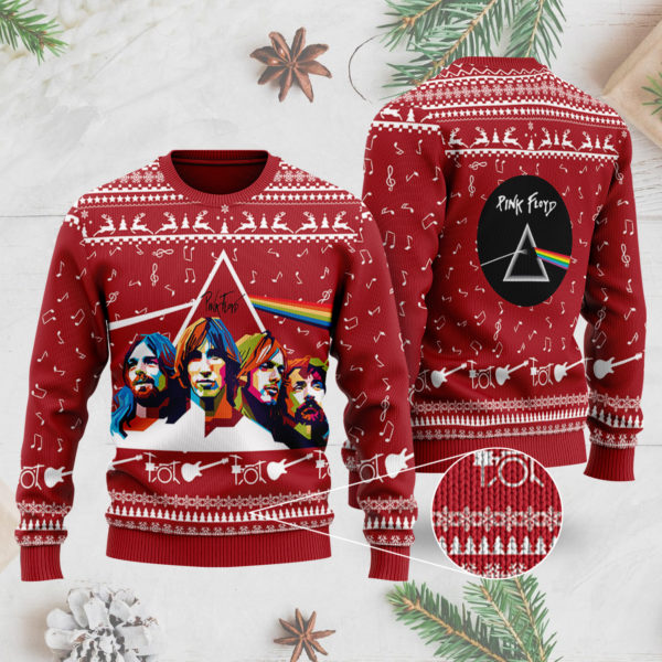 Pink Floyd Band 3D Printed Ugly Christmas Sweater