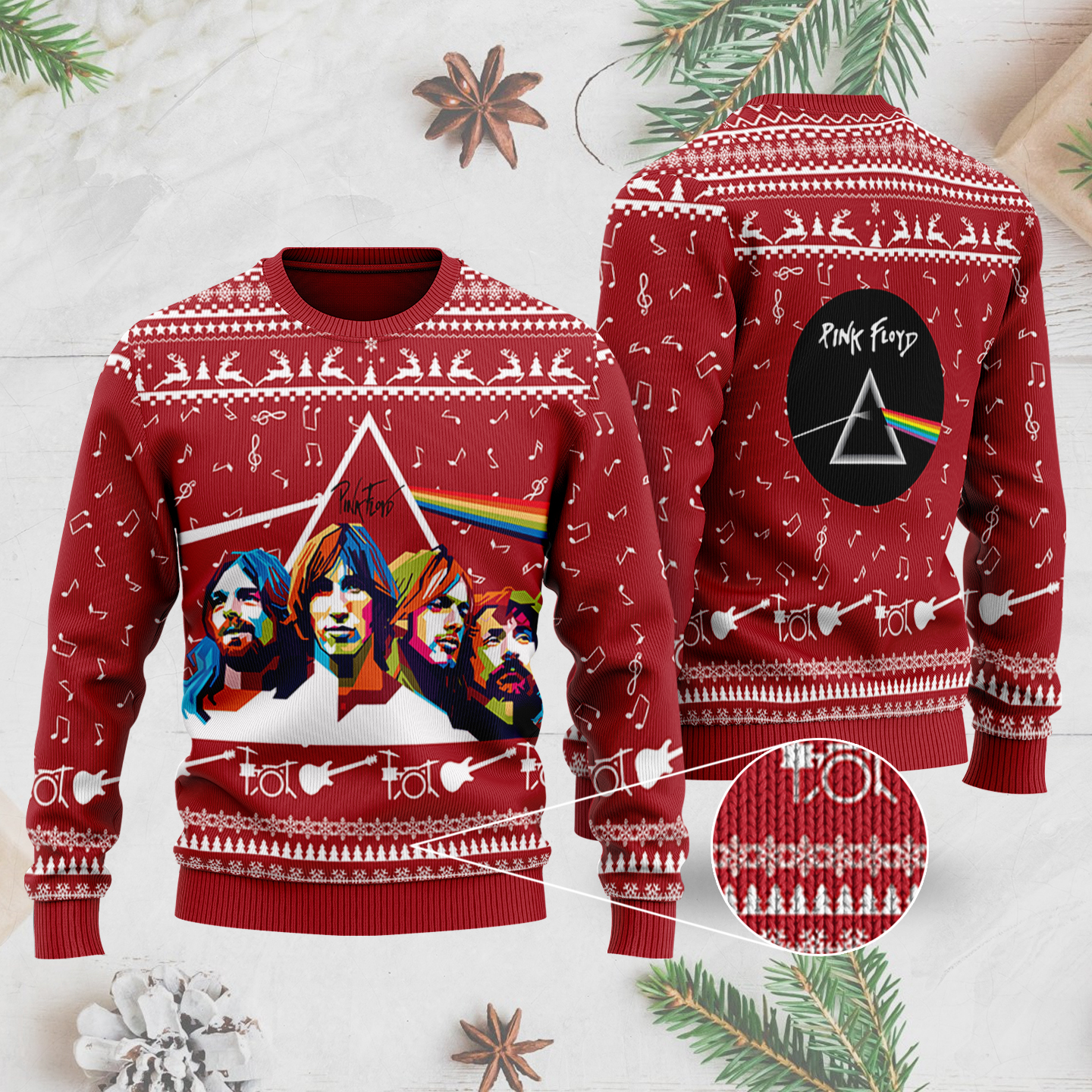 Queen Band Ugly Christmas Sweater - Trends Bedding