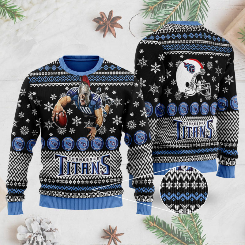 Tennessee Titans 3D Ugly Christmas Sweater