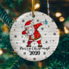 Santa Funny Christmas Ornament – He Knows When Youve Been Drinking Decorative Christmas Ornament