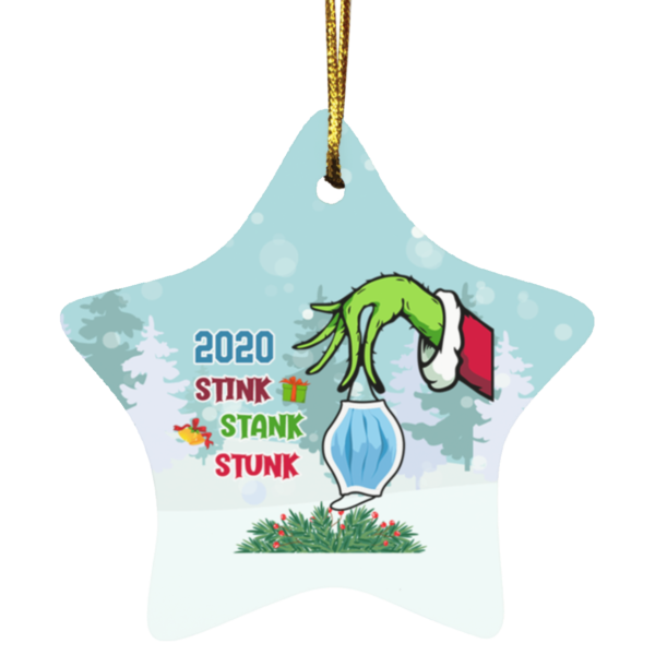 2020 Stink Stank Stunk Christmas Star Ornament