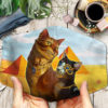 Funny Cat Ancient Egypt  Face Mask