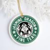Jasmine Dragon Fine Teas Decorative Christmas Ornament - Funny Holiday Gift