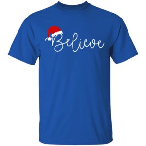 Believe With Santa Hat Ugly Christmas Sweater