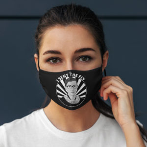 I Sent The Fly RBG Vintage Retro Face Mask