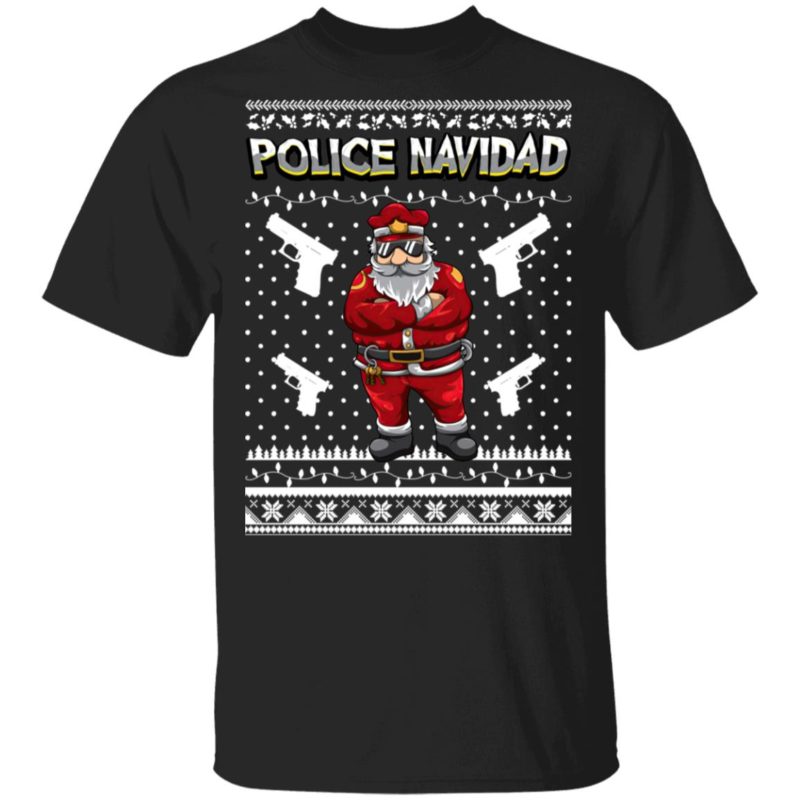 Police Navidad Ugly Christmas Sweater