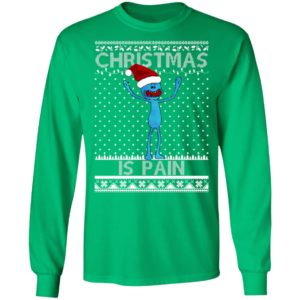 Mr Meeseeks Christmas Is Pain Ugly Christmas Sweater