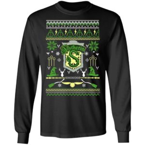 Harry Potter Slytherin Ugly Christmas Sweater, Long Sleeve