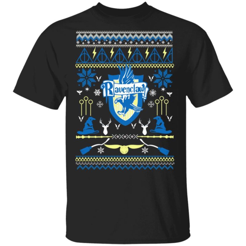 Harry Potter Ravenclaw Ugly Christmas Sweater, Long Sleeve