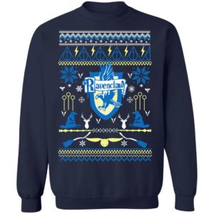 Harry Potter Ravenclaw Ugly Christmas Sweater, Long Sleeve