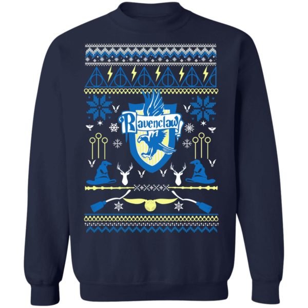 Harry Potter Ravenclaw Ugly Christmas Sweater, Long Sleeve
