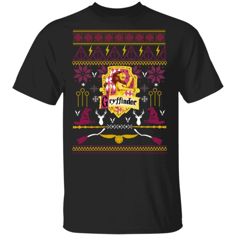 Harry Potter Gryffindor Ugly Christmas Sweater, Long Sleeve