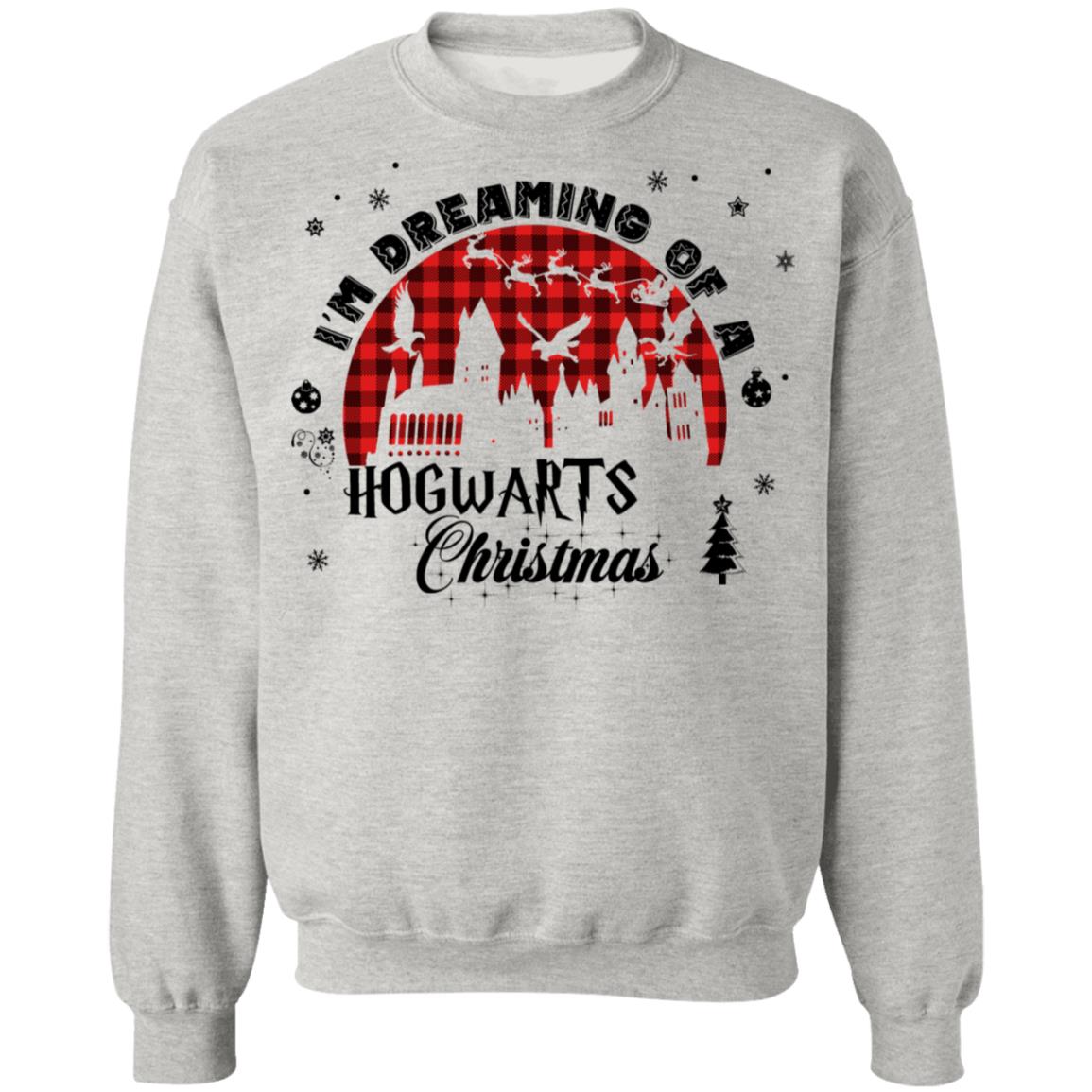 Harry Potter Christmas I'm Dreaming Of A Hogwarts Christmas Sweatshirt, Long  Sleeve