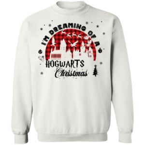 Harry Potter Christmas I'm Dreaming Of A Hogwarts Christmas Sweatshirt, Long Sleeve