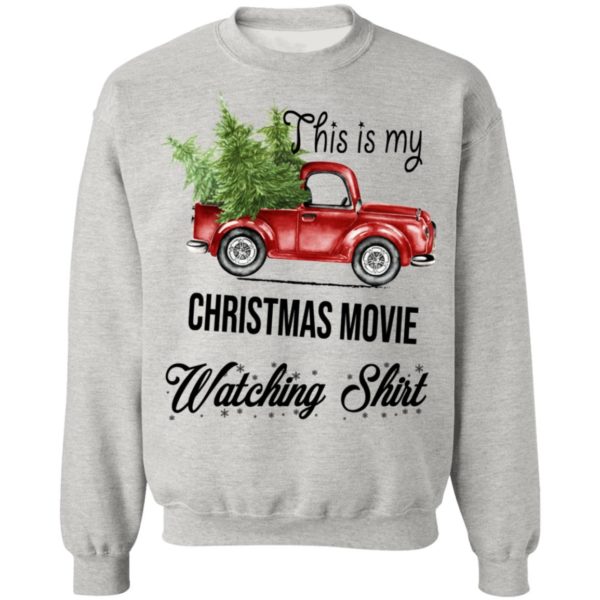 This Is My Christmas Movie Watching Sweatshirt, Long Sleeve